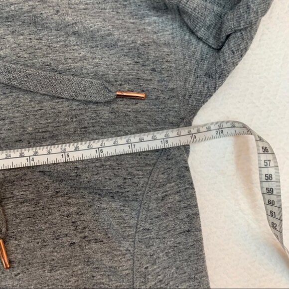 𝅺shambala💐grey Cowl Neck Long Sleeve Cowl Neck Top Small - Picture 10 of 11